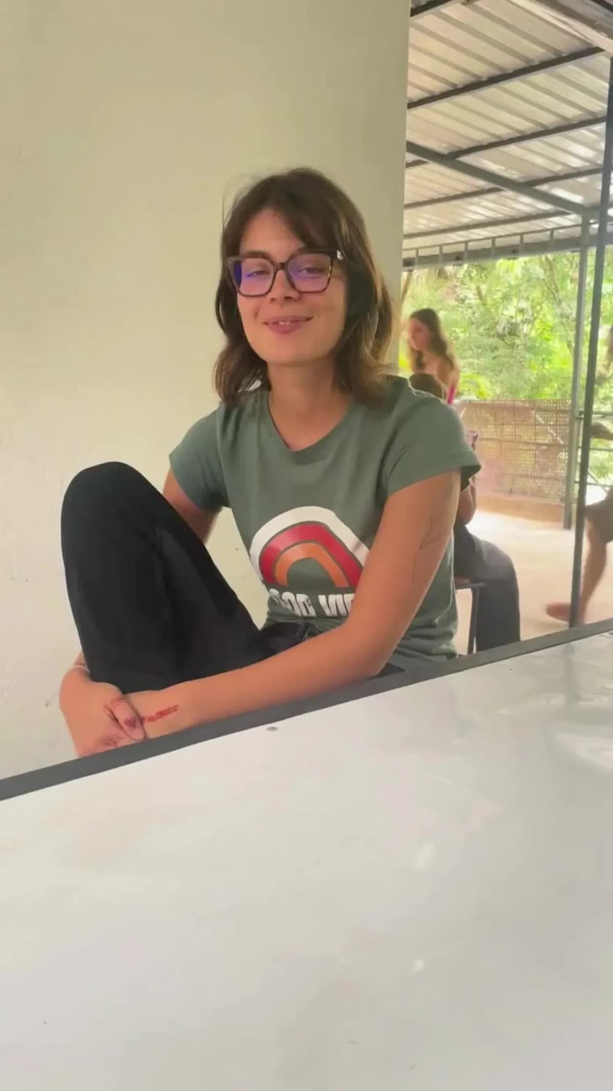 Emma during her experience in Sri Lanka