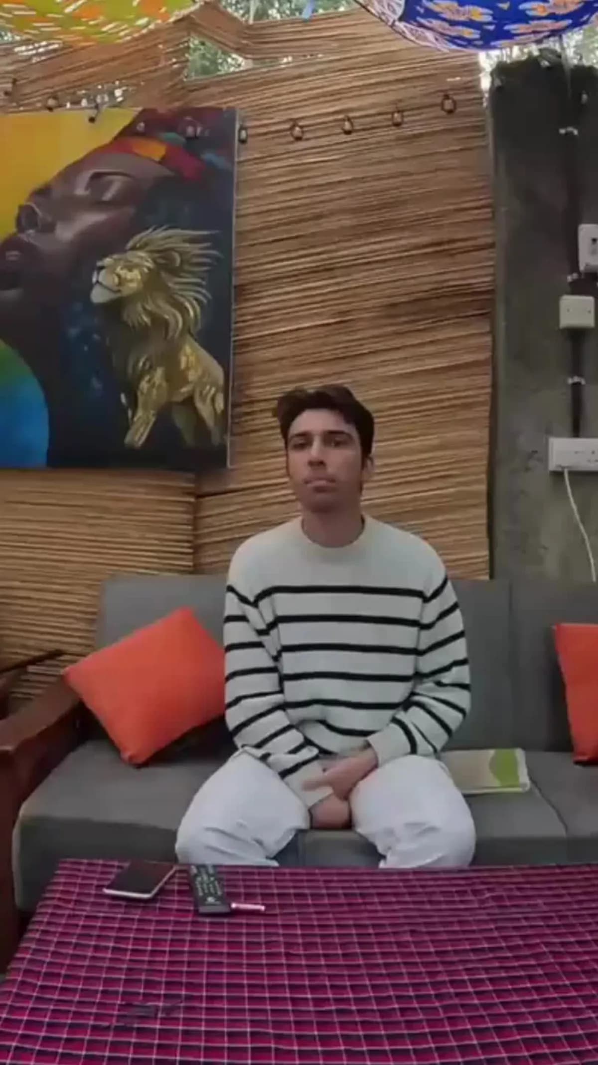 Francesco during his experience in Kenya