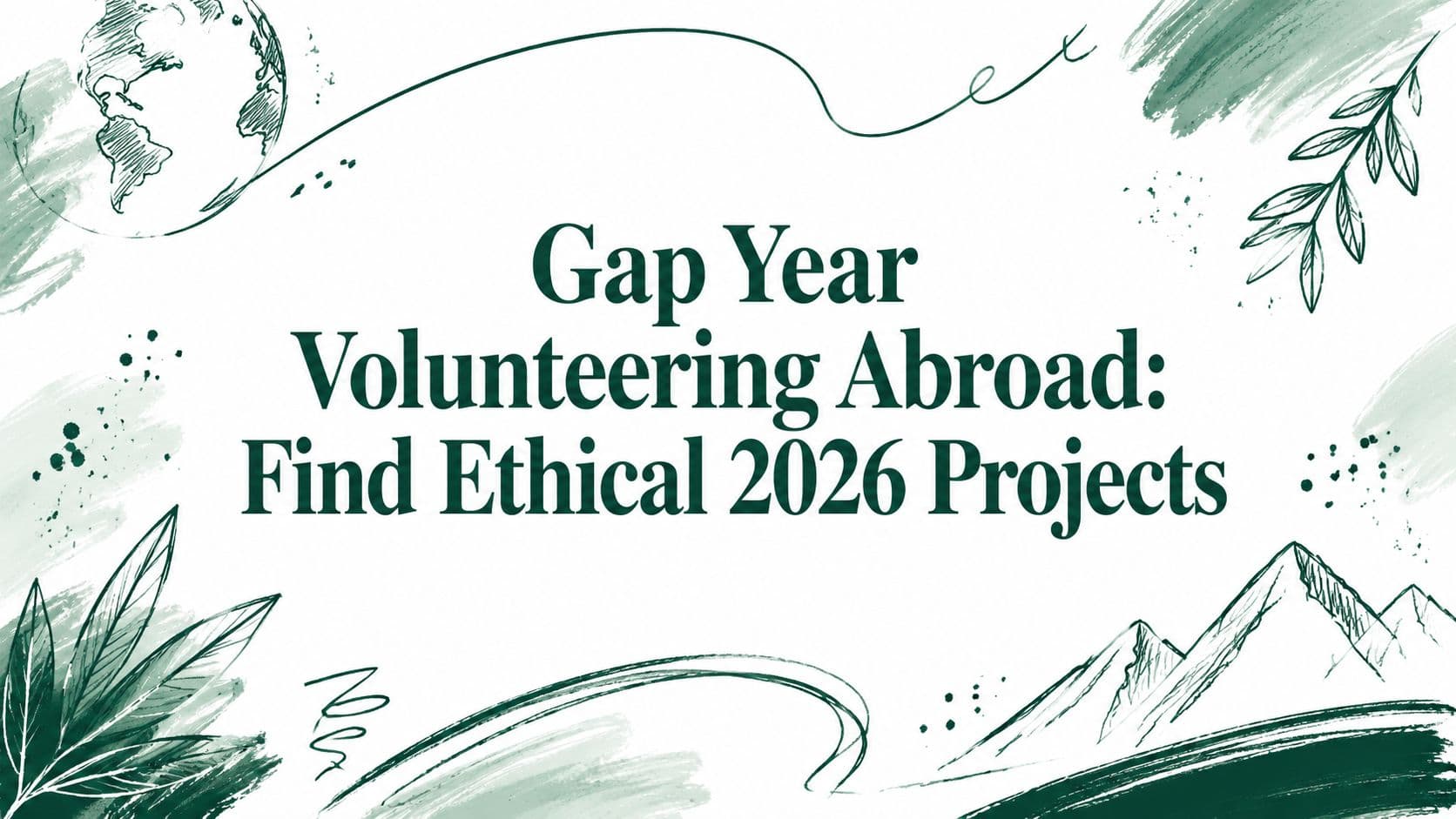 Gap Year Volunteering Abroad: Find Ethical 2026 Projects