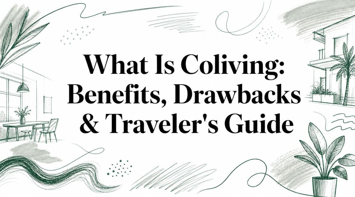 What Is Coliving: Benefits, Drawbacks & Traveler's Guide