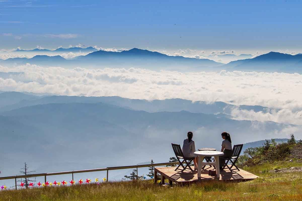 Trekking on Mount Ontake