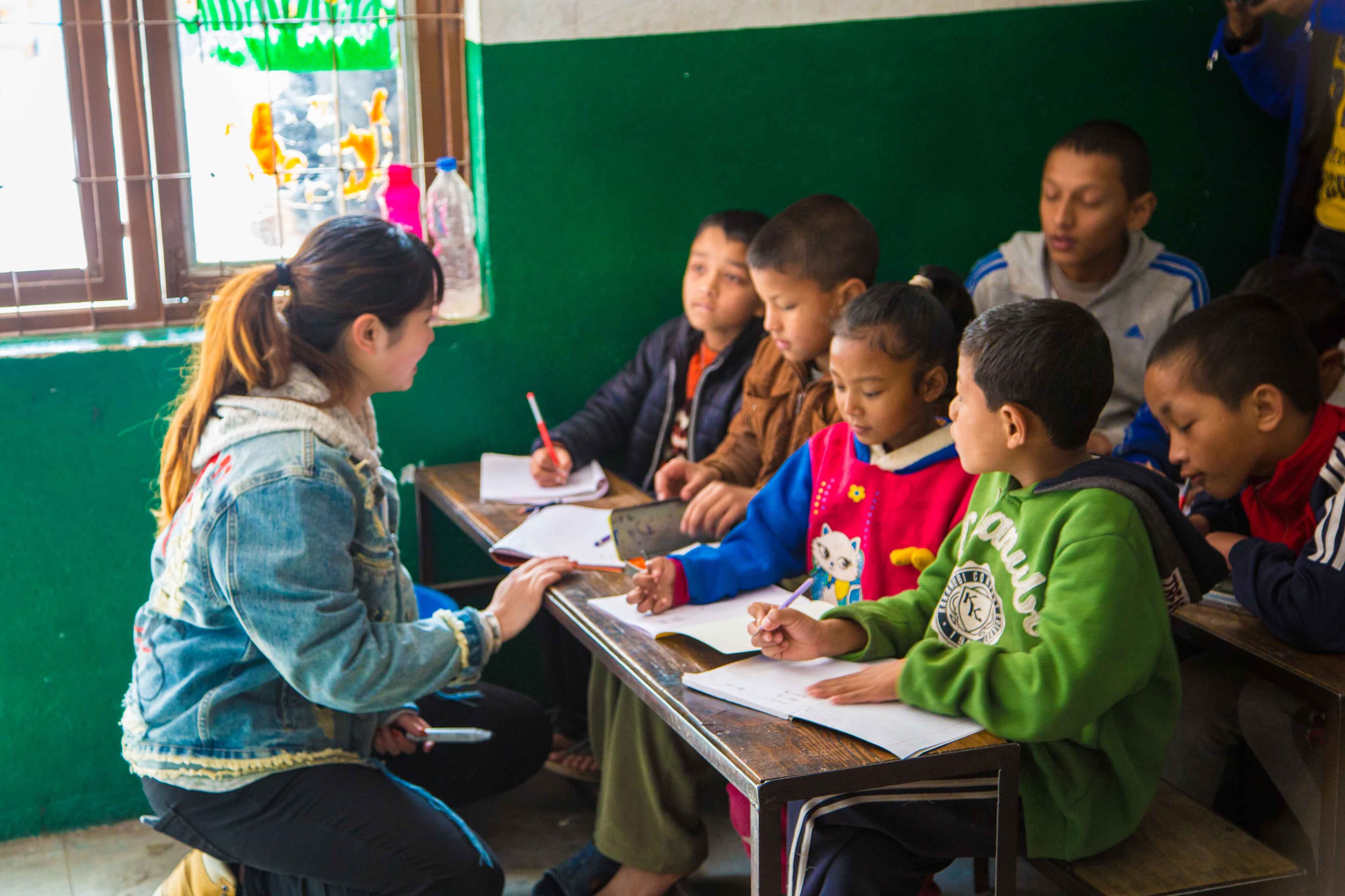 Teaching in the Schools of Kathmandu